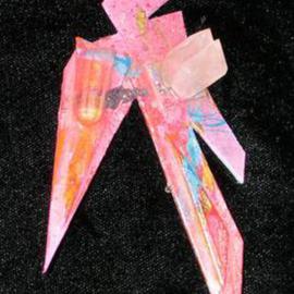 Richard Lazzara: 'soaring skys pin ornament', 1989 Mixed Media Sculpture, Fashion. Artist Description: soaring skys pin ornament from the folio LAZZARA ILLUMINATION DESIGN is available at 