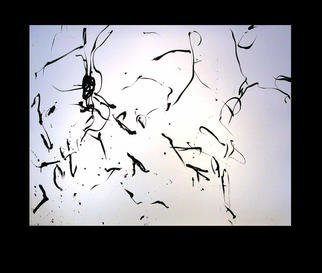 Richard Lazzara: 'soul enveloped lingam', 1977 Calligraphy, Culture. soul enveloped lingam 1977 is a sumie calligraphy painting from the HERMAE LINGAM ROSETTA as archived at 