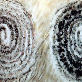 Richard Lazzara: 'spirals in counterspin', 1996 Acrylic Painting, Visionary. Artist Description: spirals in counterspin by Richard Lazzara is from the 