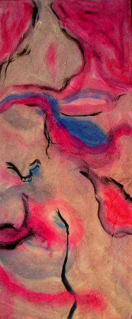 Artist Richard Lazzara. 'Spirit Of Sumie Alive' Artwork Image, Created in 1976, Original Pastel. #art #artist