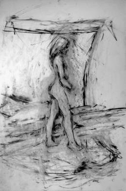Richard Lazzara: 'standing alone for 33 years', 1972 Charcoal Drawing, History. standing alone for 33 years 1972 from the folio DRAWING ON NY STUDIO SCHOOL TRAINING by Richard Lazzara is available at 