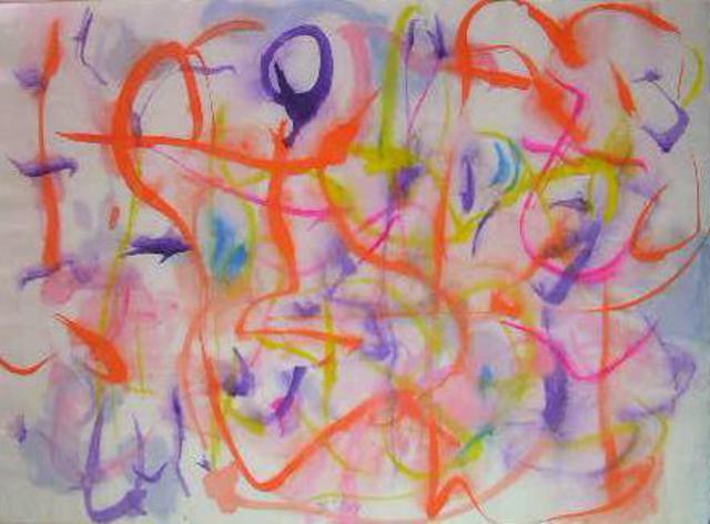 Richard Lazzara  'Stressed Environments', created in 1975, Original Pastel.