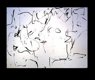 Richard Lazzara: 'sun disc as lingam', 1977 Calligraphy, Culture. sun disc as lingam 1977 is a sumie calligraphy painting from the HERMAE LINGAM ROSETTA  as archived at 