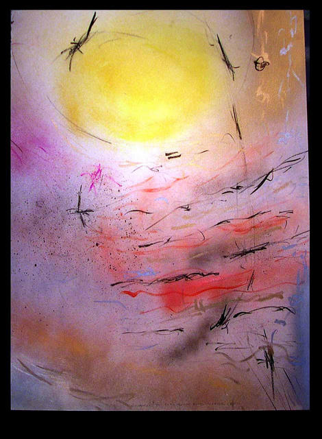 Richard Lazzara  'Sunrise Time', created in 1990, Original Pastel.