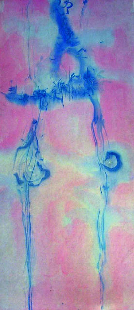 Richard Lazzara  'The Meeting Place', created in 1976, Original Pastel.