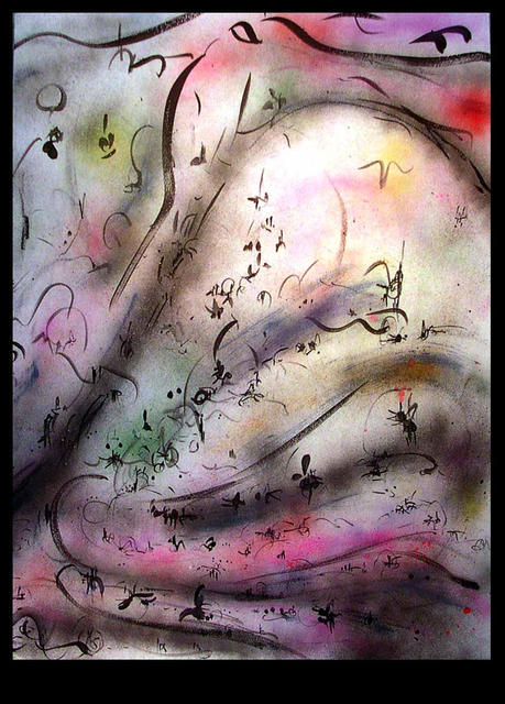Richard Lazzara  'The World To Be', created in 1998, Original Pastel.
