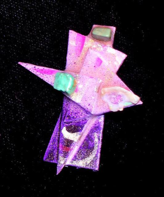Richard Lazzara  'Three Stones Pin Ornament', created in 1989, Original Pastel.