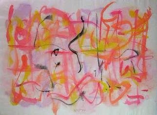 Richard Lazzara: 'to keep pace', 1975 Calligraphy, Visionary. TO KEEP PACE, from the folio MINDSCAPES is available at 