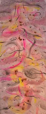 Richard Lazzara: 'truth be told', 1976 Calligraphy, Visionary. truth be told 1976 is a sumie calligraphy watercolor on rice paper from the KAKEMONO SERIES as archived at 
