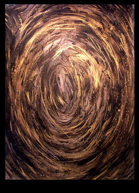 Artist Richard Lazzara. 'Void Appears' Artwork Image, Created in 1990, Original Pastel. #art #artist