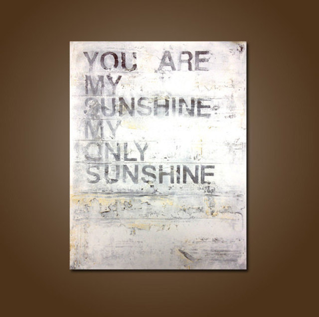 Shanna Daley  'You Are My Sunshine', created in 2014, Original Painting Acrylic.