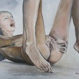 Andrej Sido Artwork Orgasm, 2015 Oil Painting, Expressionism