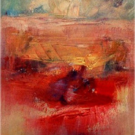 Shefqet Avdush Emini: 'Untitled', 2006 Oil Painting, Abstract Landscape. Artist Description:    Oil painting on canvas       ...