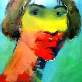 Shefqet Avdush Emini: 'Untitled', 2014 Acrylic Painting, Expressionism. Artist Description:   Acrylic painting on canvas      ...