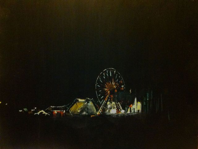 Sheila Mccarron  'Ferris Wheel', created in 2014, Original Painting Acrylic.