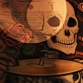 Shelley Catlin: 'From the Closet', 2014 Digital Photograph, Music. Artist Description:  Grateful Dead, Skeletons from the Closet, Vinyl artwork, LPs, rock and roll ...