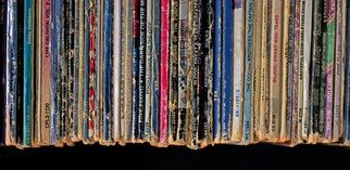 Shelley Catlin: 'Vinyl', 2014 Digital Photograph, Music.  Vinyl LPs, on metallic paper face mounted on plexiglass ...