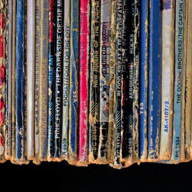 Shelley Catlin: 'Vinyl', 2014 Digital Photograph, Music. Artist Description:  Vinyl LPs, on metallic paper face mounted on plexiglass ...