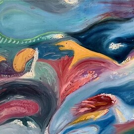 abstract sea  By Dan Shiloh