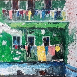 laundry hanging in naples By Dan Shiloh