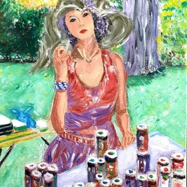 woman selling jam By Dan Shiloh