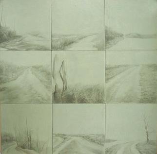 Shin-hye Park: 'landscape', 2005 Pencil Drawing, Undecided. 
