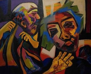 Shirin Moayya: 'destiny', 2018 Acrylic Painting, People. Painting, Acrylicon Canvas...