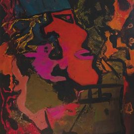Shirin Moayya: 'satan rule', 2020 Acrylic Painting, Religious. Artist Description: Painting, Acrylicon Canvas...