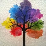 rainbow tree By Shivani  Akant