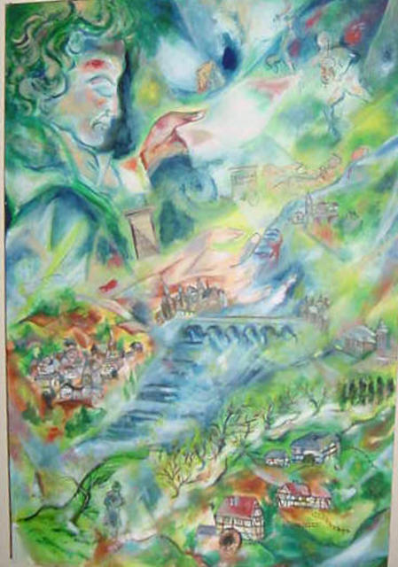 Shoshannah Brombacher  'Beethoven In Limburg', created in 2002, Original Painting Other.