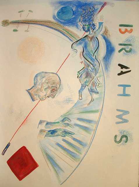 Artist Shoshannah Brombacher. 'Brahms' Artwork Image, Created in 2005, Original Painting Other. #art #artist