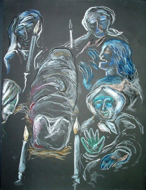 Artist Shoshannah Brombacher. 'The Death Of Sarah' Artwork Image, Created in 2006, Original Painting Other. #art #artist