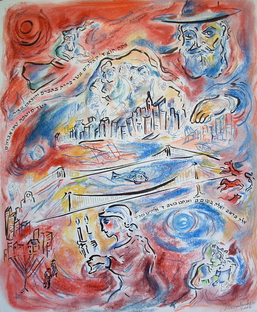 Shoshannah Brombacher  'Under The Manhattan Bridge', created in 2006, Original Painting Other.