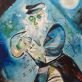 Shoshannah Brombacher: 'aleph bayis', 1995 Other Drawing, Inspirational. Artist Description: This is a sample of an illustration for a Chassidic story. You can end me your favorite story and I will illustrate it. Please inquire ( frame on request) . ...