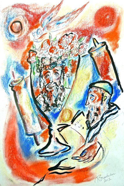 Shoshannah Brombacher  'Rabbi Yochanan', created in 2012, Original Painting Other.