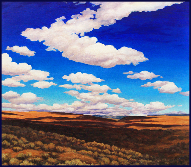 Sandra Bryant  'Walk In Cowiche', created in 2020, Original Painting Oil.