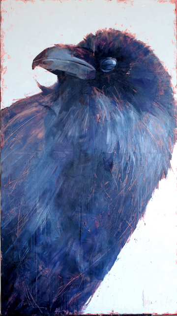 Igor Shulman  'Jackdaw Barbara', created in 2019, Original Painting Oil.