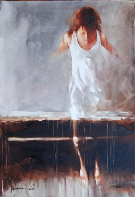 Igor Shulman  'Jump', created in 2020, Original Painting Ink.