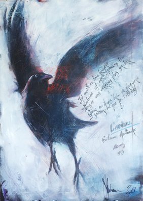 Igor Shulman: 'l adieu', 2019 Illustration, Birds. I liked to write letters. Or rather, I always liked to write letters. And now it s another autumn aggravation. And if you donaEURtmt really like it, youaEURtmll have to be patient. I still have something to show you.This time I was struck by another poet, but ...