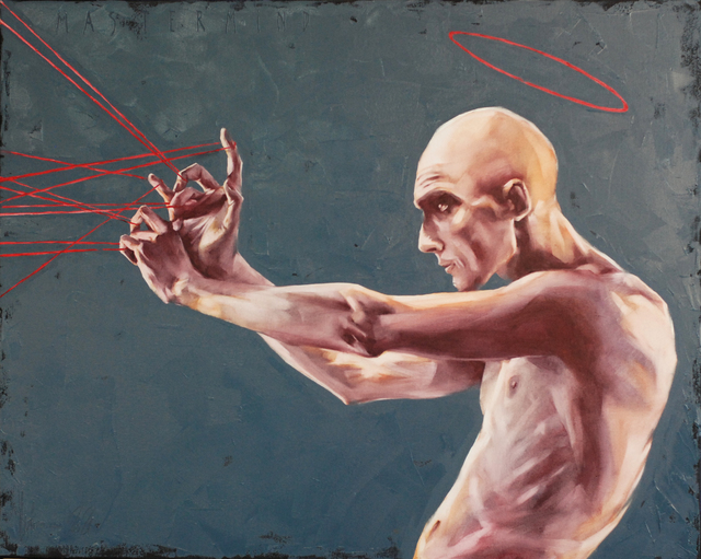 Igor Shulman  'Mastermind', created in 2021, Original Painting Ink.