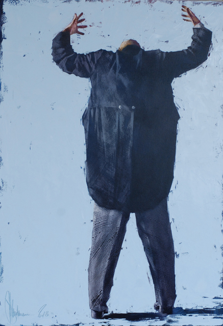 Igor Shulman  'Silence', created in 2019, Original Painting Ink.