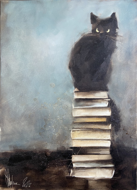 Igor Shulman  'The Keeper Of Knowledge', created in 2022, Original Painting Ink.