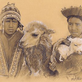 peruvian children By Sid Weaver