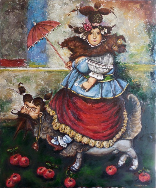 Tatiana Siedlova  'Matrimony By Siedlova', created in 2017, Original Painting Oil.