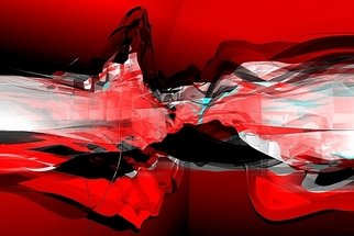 Christian Schuetz: 'Strings 22', 2009 Computer Art, Abstract.  STRINGS ...