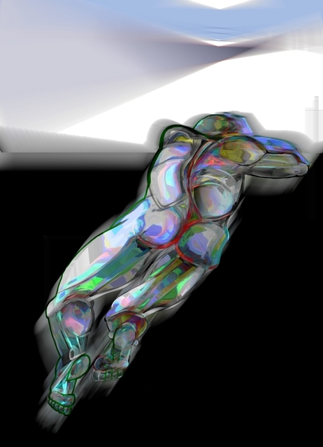 Christian Schuetz  'Traum, Schwerelos', created in 2006, Original Computer Art.