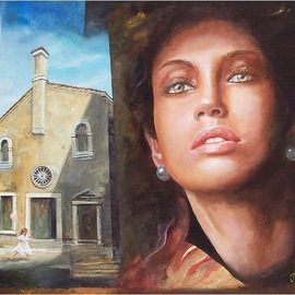 Sinisa Saratlic: 'Remembrance', 2007 Other Painting, Portrait. Artist Description:  acrylic painting on canvas ...
