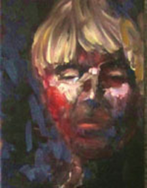 Artist Sue Johnson. 'Self Portrait' Artwork Image, Created in 2011, Original Painting Acrylic. #art #artist