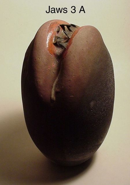 Skip Bleecker  'Jaws 3 A', created in 1980, Original Sculpture Ceramic.