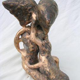 Stefan Van Der Ende: 'fishlungshoe', 2002 Bronze Sculpture, Abstract Figurative. Artist Description: There is and will be only one copy made of this sculpture...